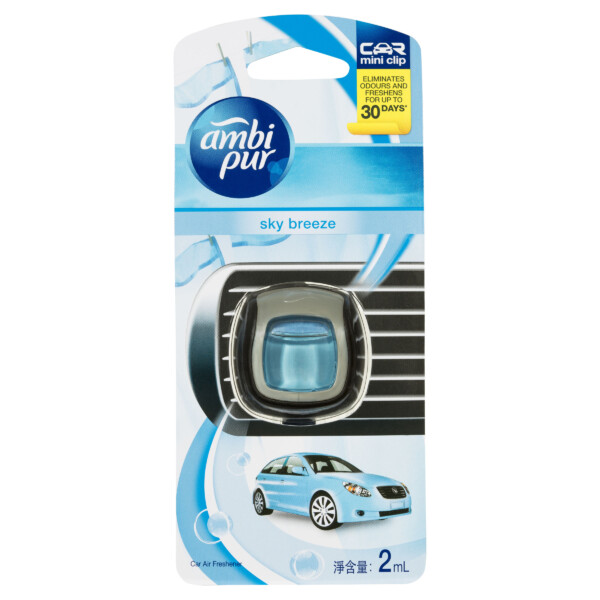 Ambi-Pur Car Vent Clip 2mL (4 fragrances available)