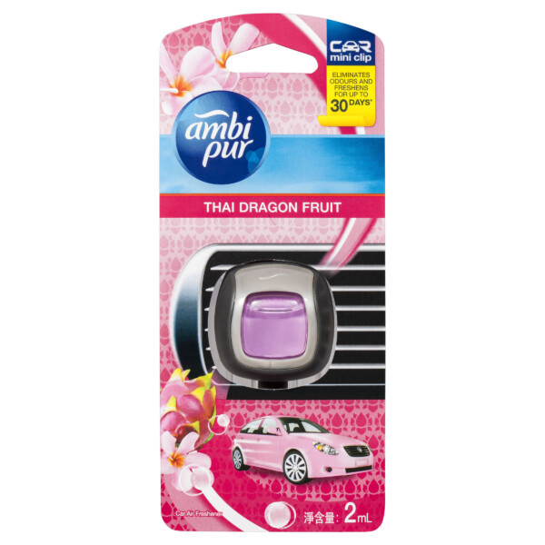 Ambi-Pur Car Vent Clip 2mL (4 fragrances available)