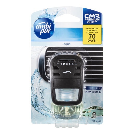 Ambi-Pur Premium Clip Car Air Freshener 7.5mL Ambi-Pur Premium Clip Car Air Freshener 7.5mL