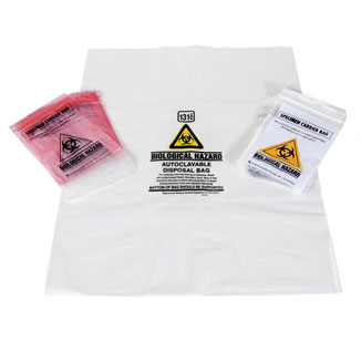 Autoclave Biological Hazard Bags / Specimen Bags