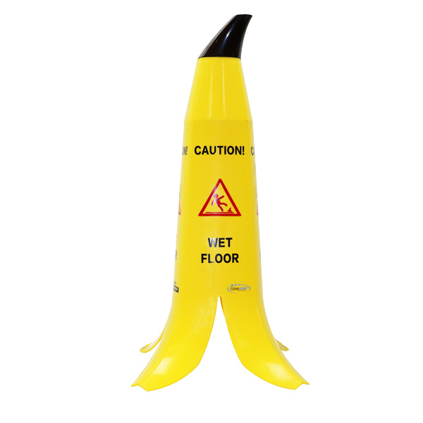 Banana Wet Floor Safety Caution Signs 60cm or 90cm