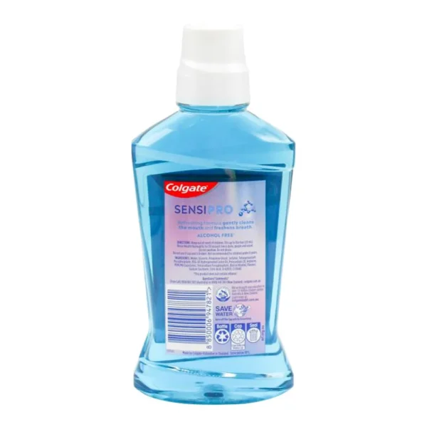 Colgate Sensi Pro Mouthwash Mild Mint 500mL x 4 bottles Colgate Sensi Pro Mouthwash Mild Mint 500mL x 4 bottles