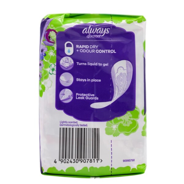 Always Discreet Pads for Sensitive Bladders (Small) x 120 Pads