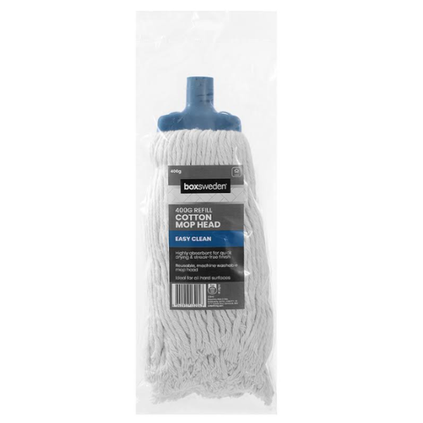 Box Sweden Heavy Duty Cotton Mop Head 400g