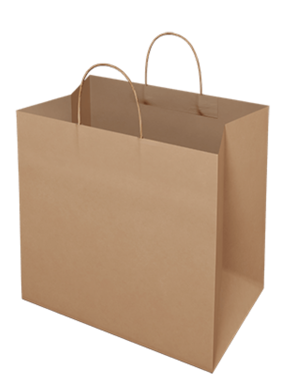 Ecowise Kraft Brown Paper Bags