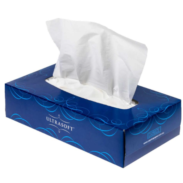 Caprice Ultrasoft Facial Tissues 100 sheet x 48 boxes per carton Caprice Ultrasoft Facial Tissues 100 sheet x 48 boxes per carton