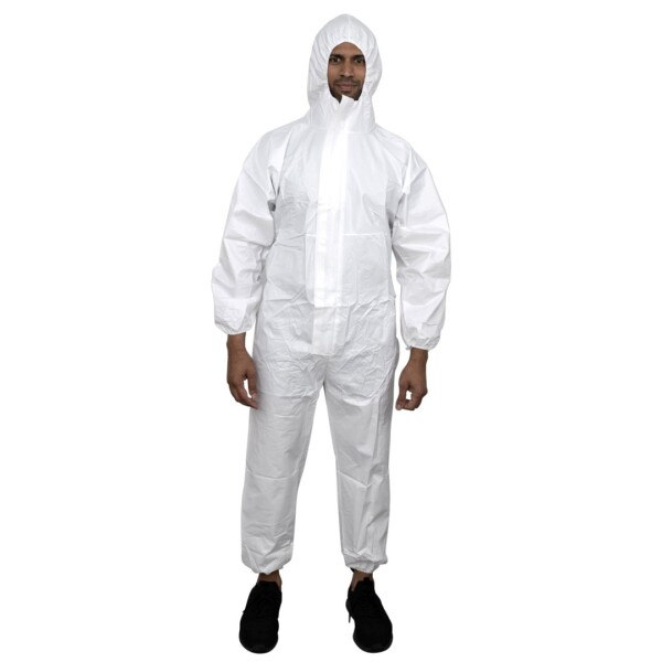 CoShield Global White Waterproof Coveralls Single pack