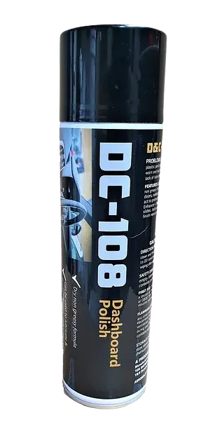 DC-108 Dashboard Vinyl/Leather Rejuvenator Polish (Flash Dash)