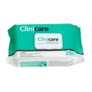 Clinicare Alcohol-Free Disinfectant Surface Wipes 200 sheets Clinicare Alcohol-Free Disinfectant Surface Wipes 200 sheets