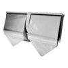 Dolphy Stainless Steel Double Toilet Roll Holder with Shelf Dolphy Stainless Steel Double Toilet Roll Holder with Shelf