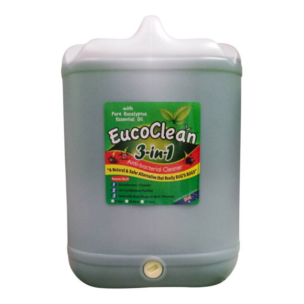 Eucoclean 3-in-1 Eucalyptus Anti-Bacterial Cleaner 20 Litre drum Eucoclean 3-in-1 Eucalyptus Anti-Bacterial Cleaner 20 Litre drum