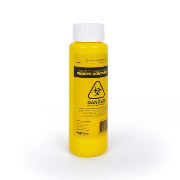 Sharps Hazard Containers (Australian Made) in Plastic or Metal