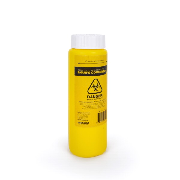 Sharps Hazard Containers (Australian Made) in Plastic or Metal