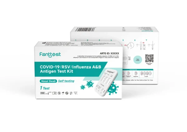 Fanttest COVID-19 /RSV/Influenza A&B 4-in-1 Antigen Test Kit