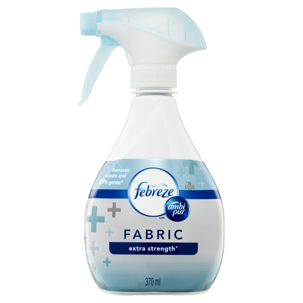 Febreze + Ambi-Pur Fabric Refresher Extra Strength or Blossom Breeze 370mL Febreze + Ambi-Pur Fabric Refresher Extra Strength or Blossom Breeze 370mL