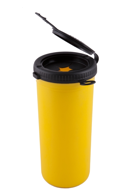 FitTank Sharps Medical Containers Screw Lid or Snap Top