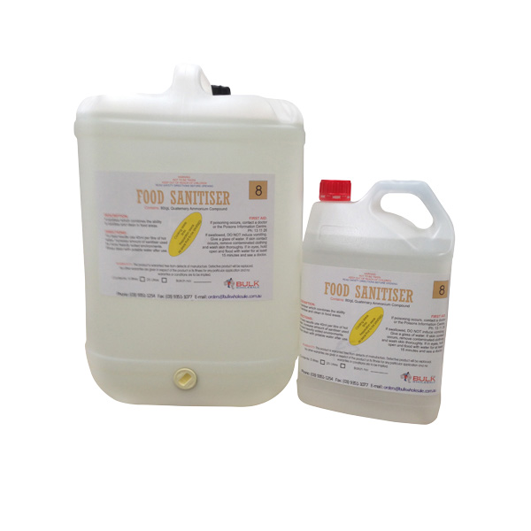 Bulk Blendz Rinseable Food Sanitiser Hospitality Grade