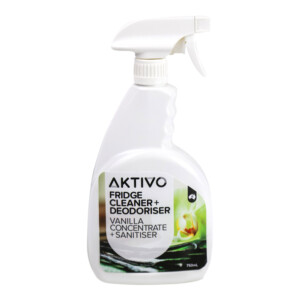 Aktivo Fridge Cleaner (Vanilla Concentrate Deodoriser/Sanitiser) 750mL Aktivo Fridge Cleaner (Vanilla Concentrate Deodoriser/Sanitiser) 750mL