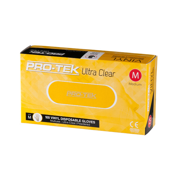 ProTek Natural Disposable Vinyl Gloves (10x100pcs) ProTek Natural Disposable Vinyl Gloves (10x100pcs)