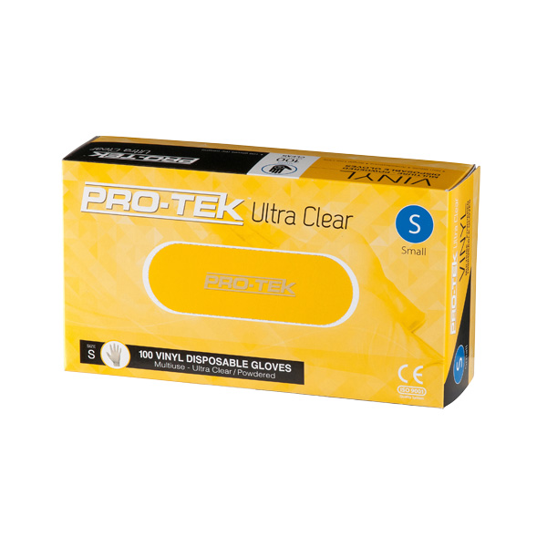 ProTek Natural Disposable Vinyl Gloves (10x100pcs) ProTek Natural Disposable Vinyl Gloves (10x100pcs)