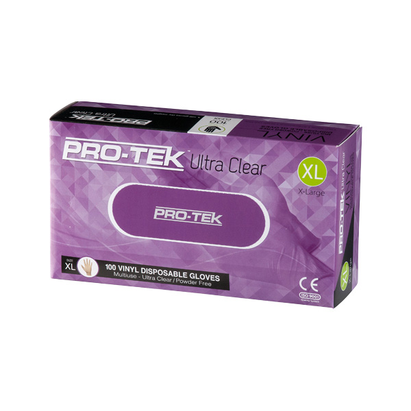ProTek Natural Disposable Vinyl Gloves (10x100pcs) ProTek Natural Disposable Vinyl Gloves (10x100pcs)
