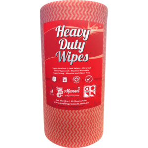 Provada HACCP Approved Heavy Duty Cloth Wipes Roll (4 colours)