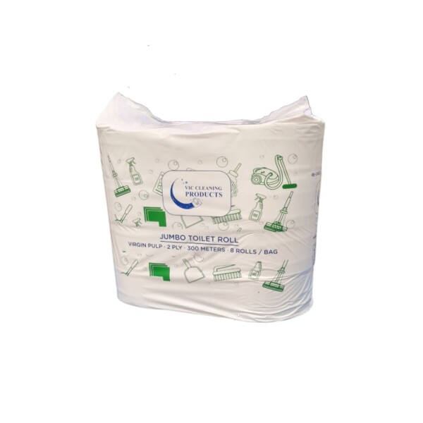 VCS Jumbo Toilet Paper 2Ply 300 meters x 8 Rolls per Bag VCS Jumbo Toilet Paper 2Ply 300 meters x 8 Rolls per Bag