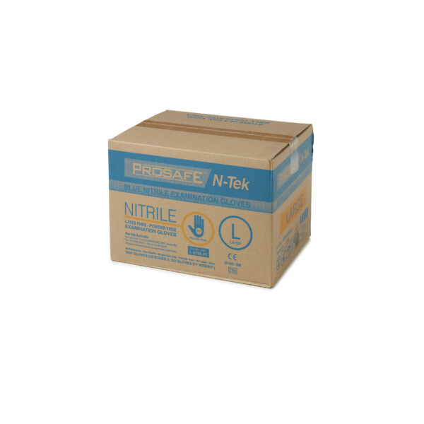 ProSafe N-Tek Blue Nitrile Examination Gloves x 2000pcs ProSafe N-Tek Blue Nitrile Examination Gloves x 2000pcs