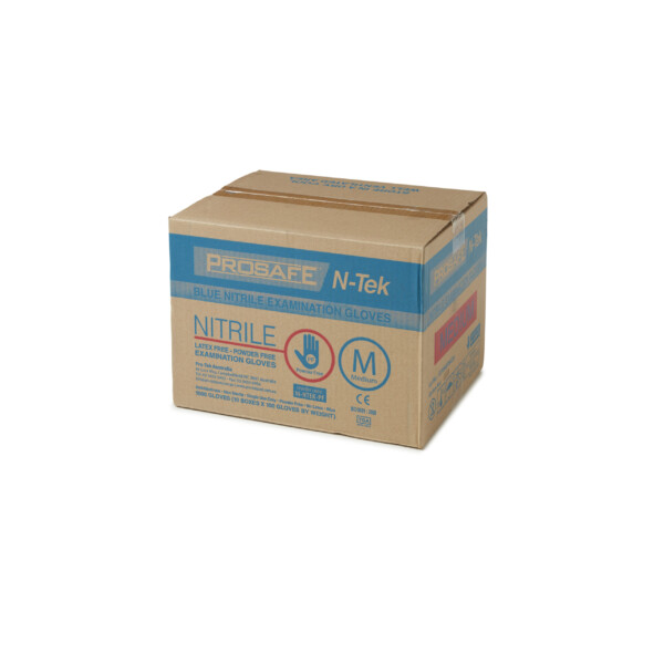 ProSafe N-Tek Blue Nitrile Examination Gloves x 2000pcs ProSafe N-Tek Blue Nitrile Examination Gloves x 2000pcs