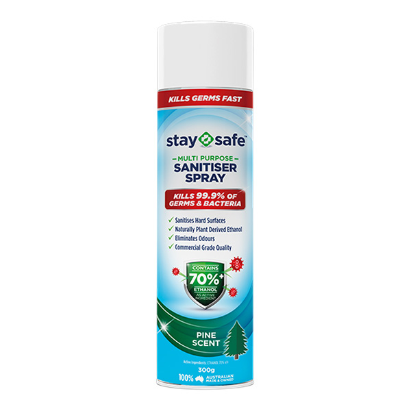 Stay Safe (Australian Made) Sanitiser and Disinfectant Surface Spray Stay Safe (Australian Made) Sanitiser and Disinfectant Surface Spray