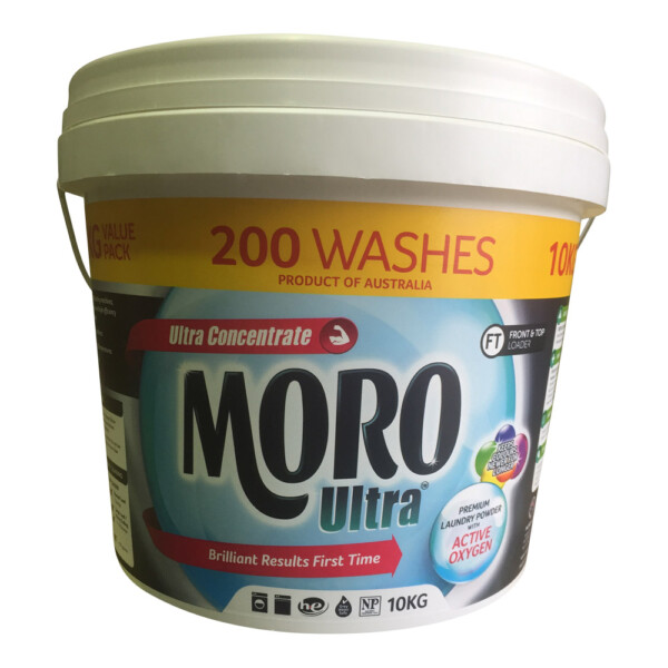 Moro Ultra Top & Front Load High Quality Laundry Powder 10kg Moro Ultra Top & Front Load High Quality Laundry Powder 10kg