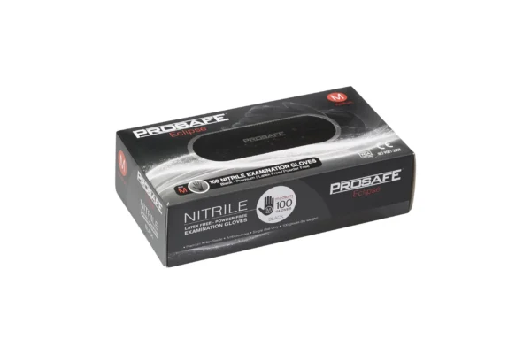 ProSafe Eclipse Black Nitrile Gloves 10 x 100 (1000 per carton) ProSafe Eclipse Black Nitrile Gloves 10 x 100 (1000 per carton)