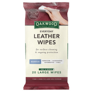 Oakwood Everyday Leather Wipes 20PK (170 x 300mm)