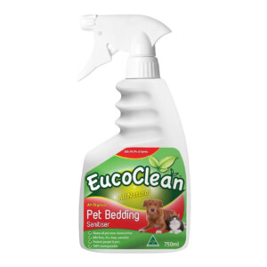 Eucoclean All Natural Organic Pet Bedding Sanitiser 750mL x 6 bottles per carton