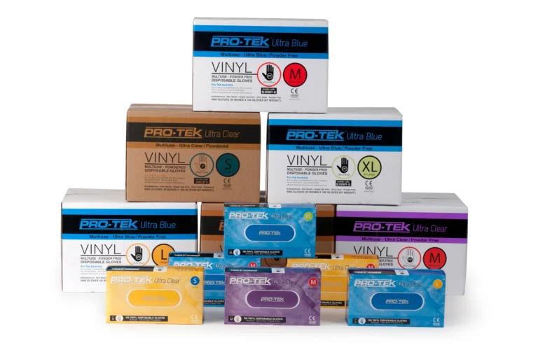 ProTek Natural Disposable Vinyl Gloves (10x100pcs) ProTek Natural Disposable Vinyl Gloves (10x100pcs)