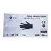 Q-Glove Full Protection Black Nitrile Gloves x 1000