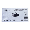 Q-Glove Full Protection Black Nitrile Gloves x 1000