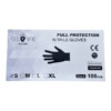 Q-Glove Full Protection Black Nitrile Gloves x 1000