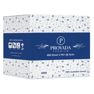 Provada Quality Premium 400 sheet Toilet Tissues x 48 rolls per carton