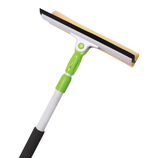 Sabco® Dual Angle Window Washer 27cm with 1.2m Extendable Pole Sabco® Dual Angle Window Washer 27cm with 1.2m Extendable Pole