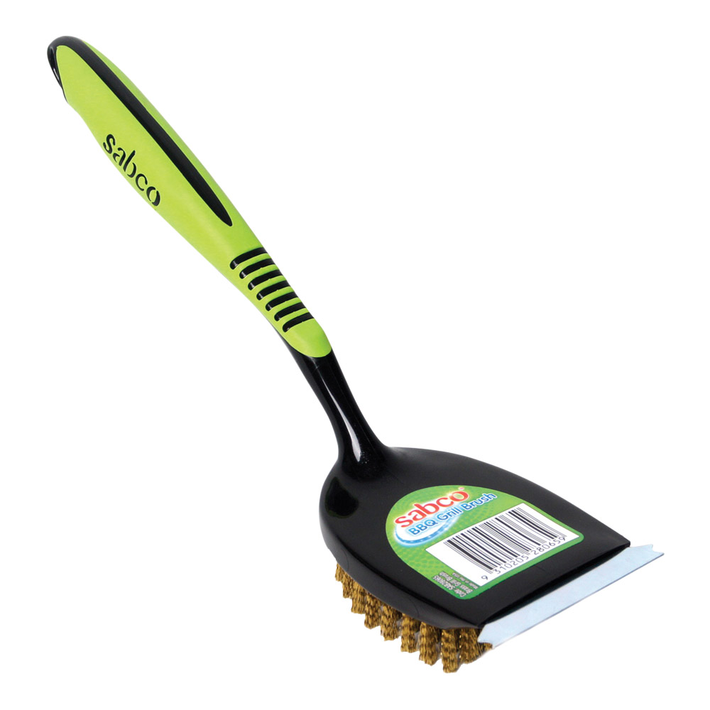 Sabco BBQ Grill Cleaning Brush with scraper