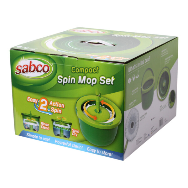 Sabco Compact Spin Mop Set
