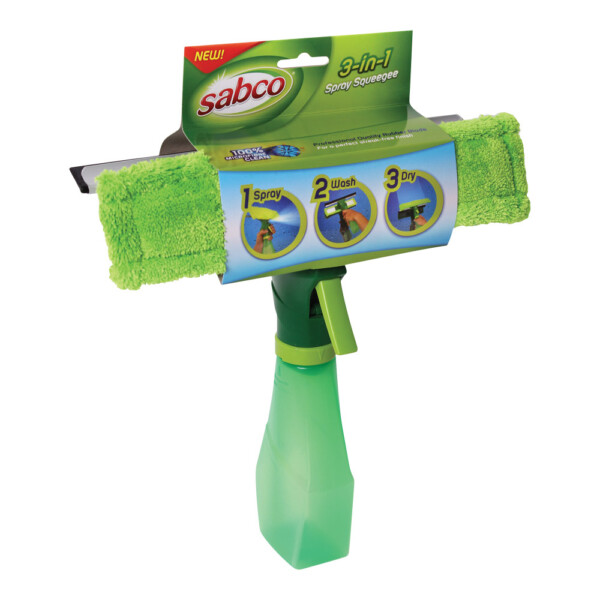 Sabco 3-in-1 spray Window Squeegee
