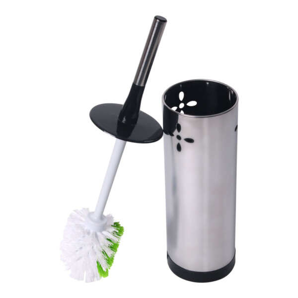 Sabco Stainless Steel Round Brush Toilet Set Sabco Stainless Steel Round Brush Toilet Set
