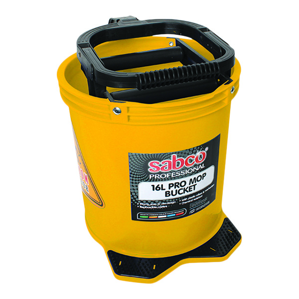 Sabco 16 Litre PRO Mop Buckets with plastic wringer Sabco 16 Litre PRO Mop Buckets with plastic wringer