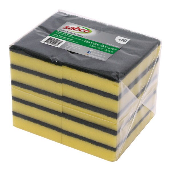 Sabco Commercial Grade Scourer Sponge 10pk