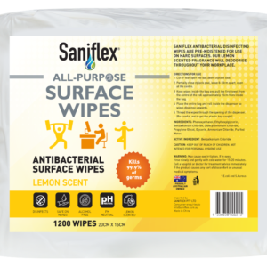 All Purpose Antibacterial Surface Gym Wipes 1200’s x 4 rolls