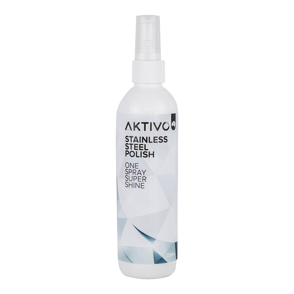Aktivo Ready To Use Stainless Steel Polish 250mL Aktivo Ready To Use Stainless Steel Polish 250mL