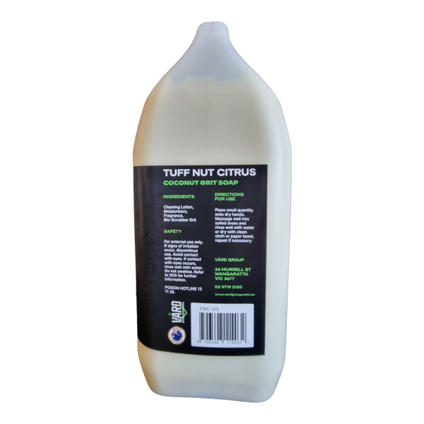 Vard Tuff-Nut Citrus Grit Hand Soap 5 Litre Vard Tuff-Nut Citrus Grit Hand Soap 5 Litre