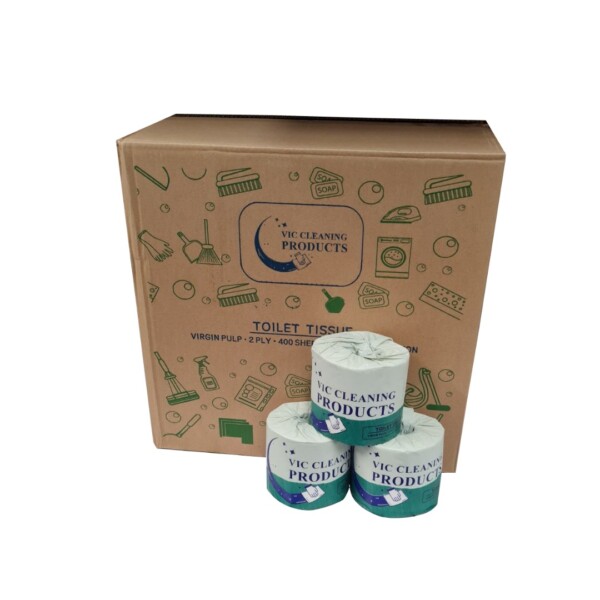 VCS 2ply Toilet Paper 400 sheets per roll x 48 rolls per carton